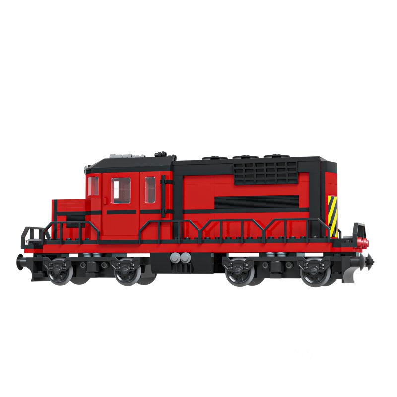 Train Lego Locomotive red Image 5