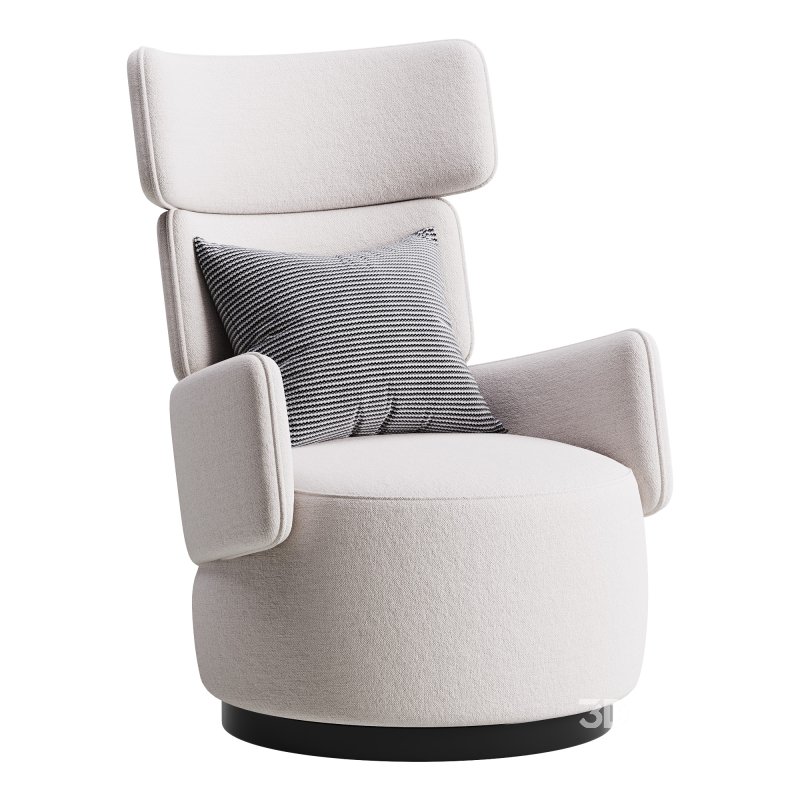 Boris Beige Armchair Image 2
