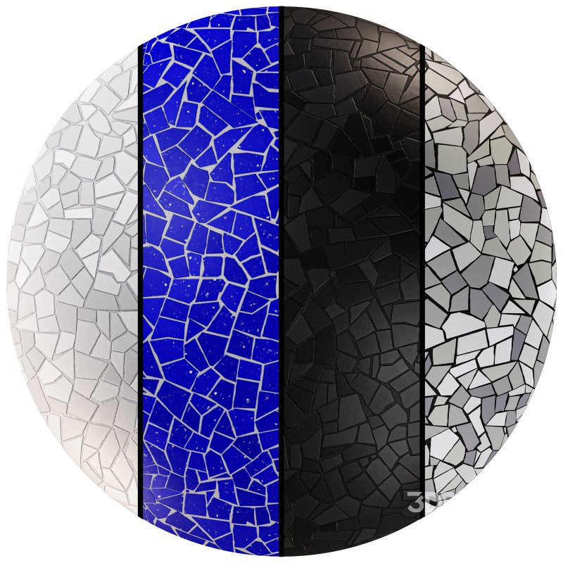 Broken | Chipped Tiles 01 (Seamless ) Image 3