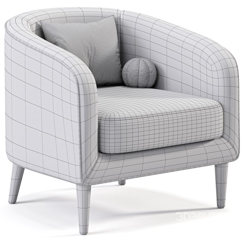 Dolores Upholstered Armchair Image 7