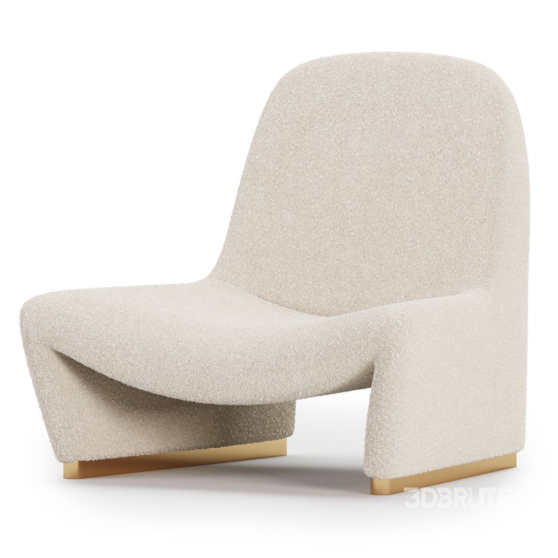 Boucle Alky Lounge Chair Giancarlo Piretti Image 1