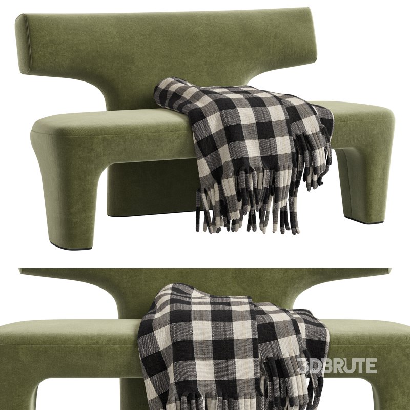 Armless Sofa FURNITURE By LITHO Image 6