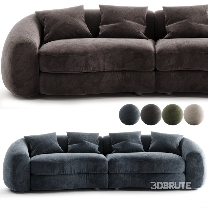 Fable Performance Fabric 3 Seater Sofa Image 4