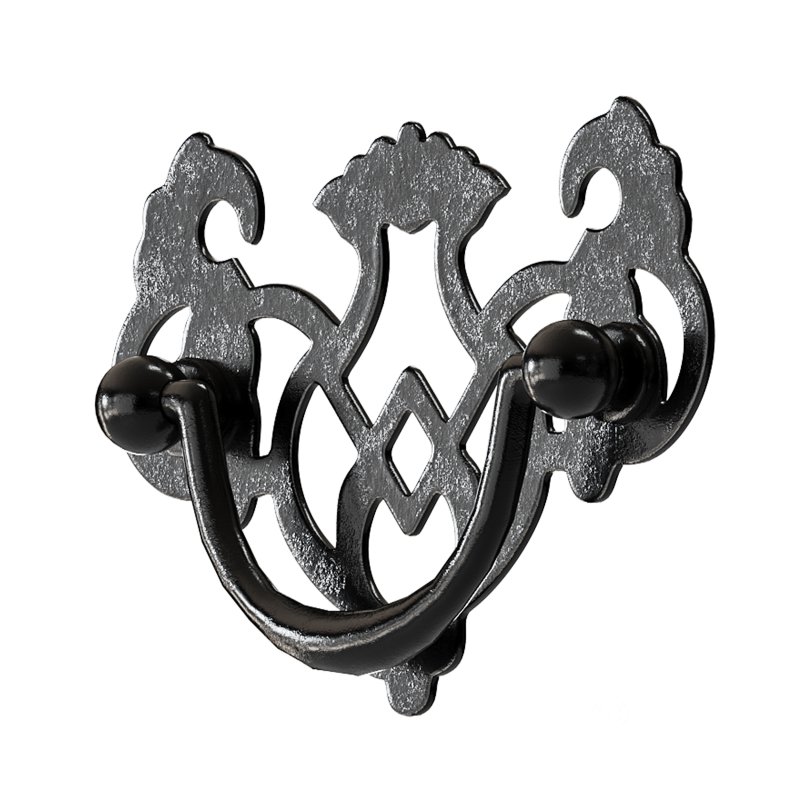 Chippendale Bail Pull Bright Solid Brass Image 5