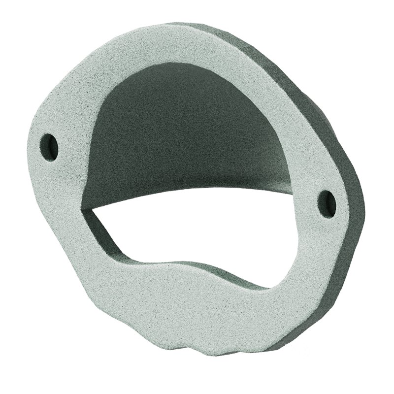 Cabinet or Drawer Bin Pull Black Iron Cup Image 12