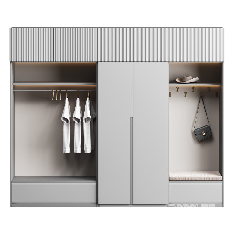 Hallway area with a minimalistic hanger Image 5