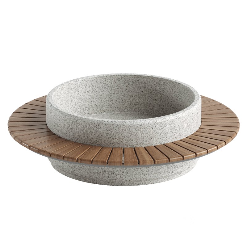 ROUND PLANTER BENCH 92 Image 2