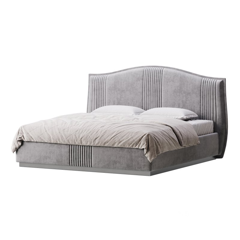 Padded Leather Bed Image 8