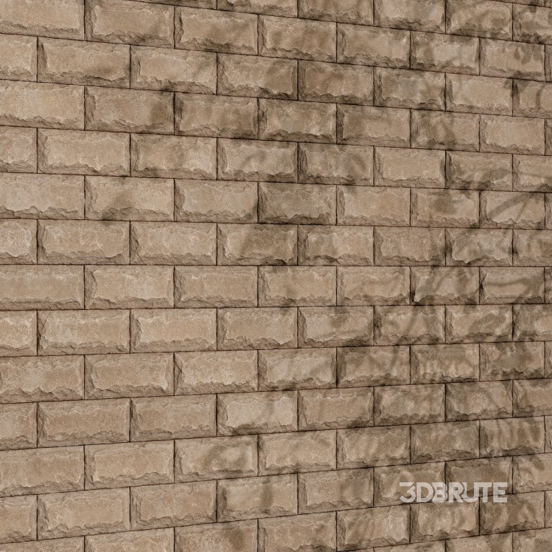 Brick Rockface 01 (Seamless) Image 2