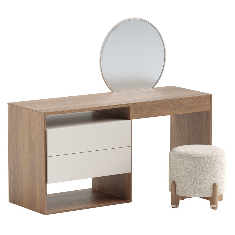 CLIO DRESSING TABLE & GORDON pouf Image 5