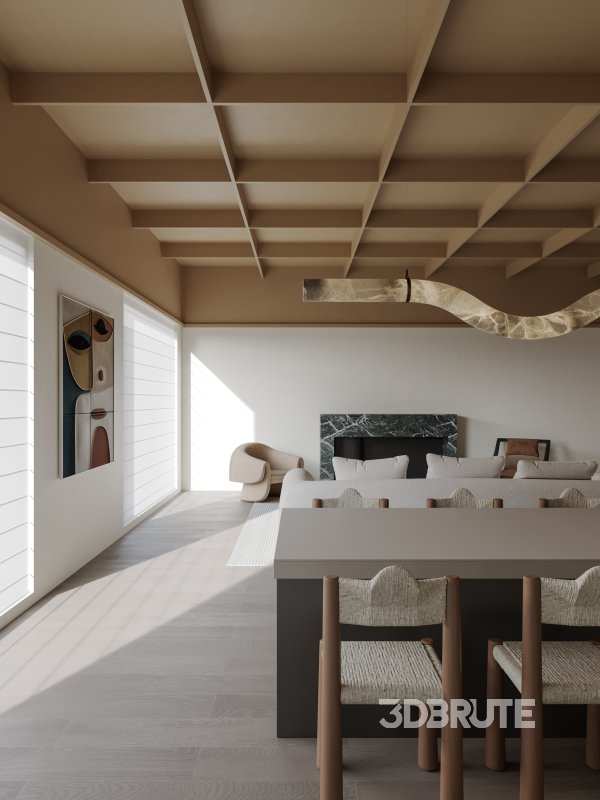 Modern living and dining room Image 5