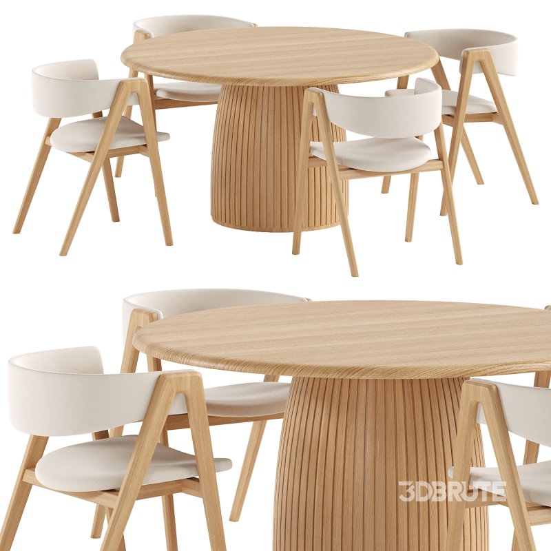 Gala Chair & Round Dining Table Image 5