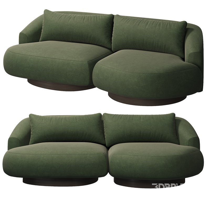 Athena 3 Seater Butterfly Right Sofa Image 1