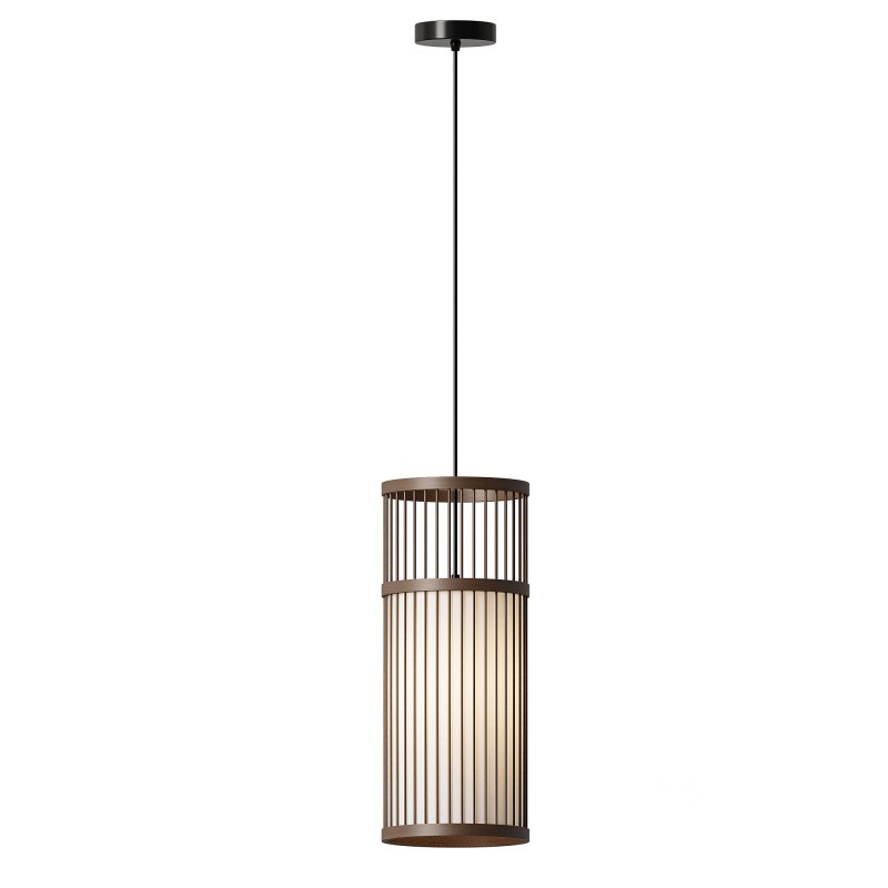 Japanese Zen Bamboo Pendant Light Image 3