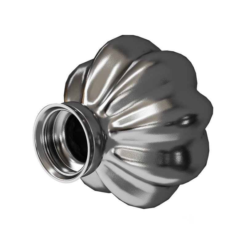 Cabinet Knob Wrought Iron Mission 1.5″ Dia Image 11