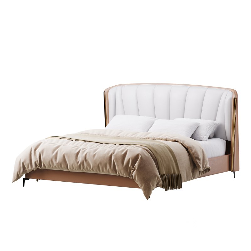 Wingback Headboard Bed Image 7