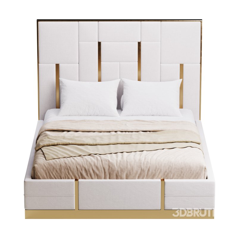 Luxury Leather Bed Image 3