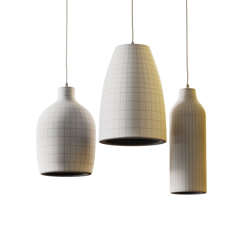 Wabi sabi Pendant Light Wine Bottle Image 11