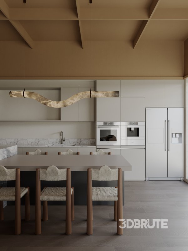 Modern living and dining room Image 2