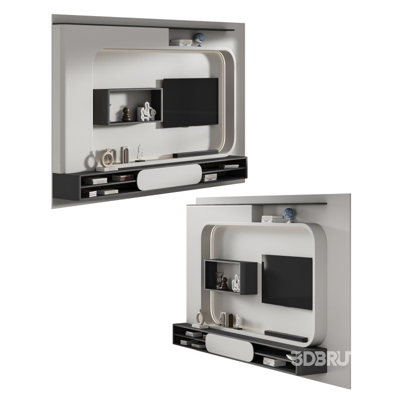 Modern TV Wall 023 Image 12