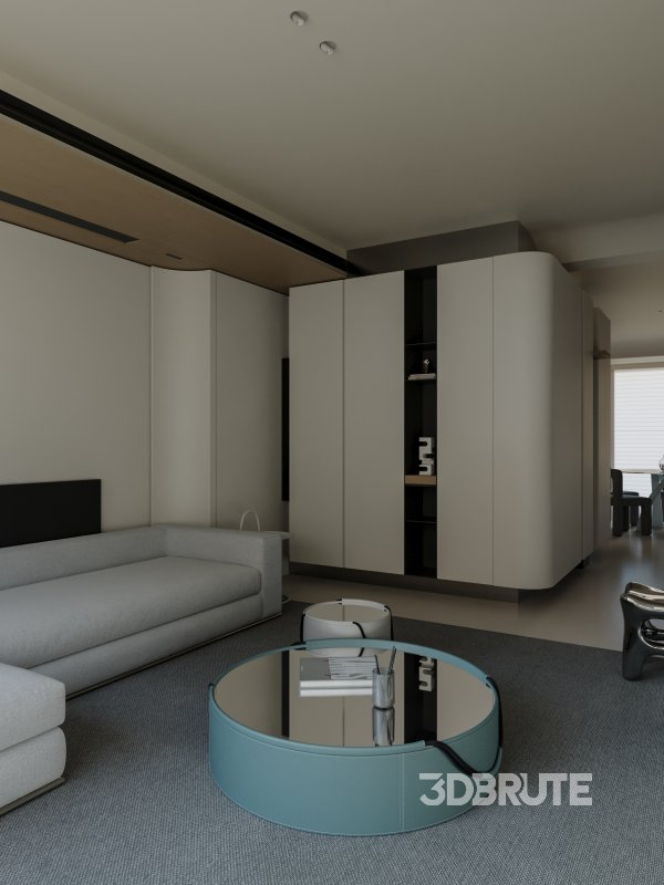 Modern living and dining room Image 4