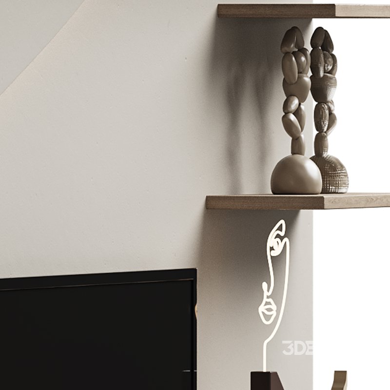 Modern TV Wall 06 Image 13