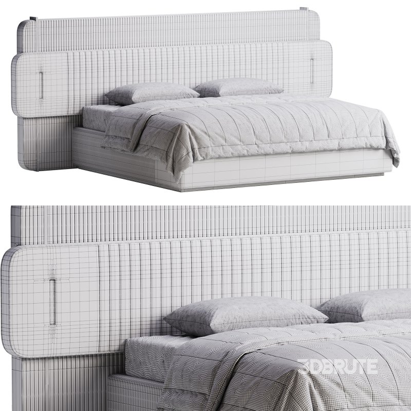 Papillon XL Leather Bed Image 14