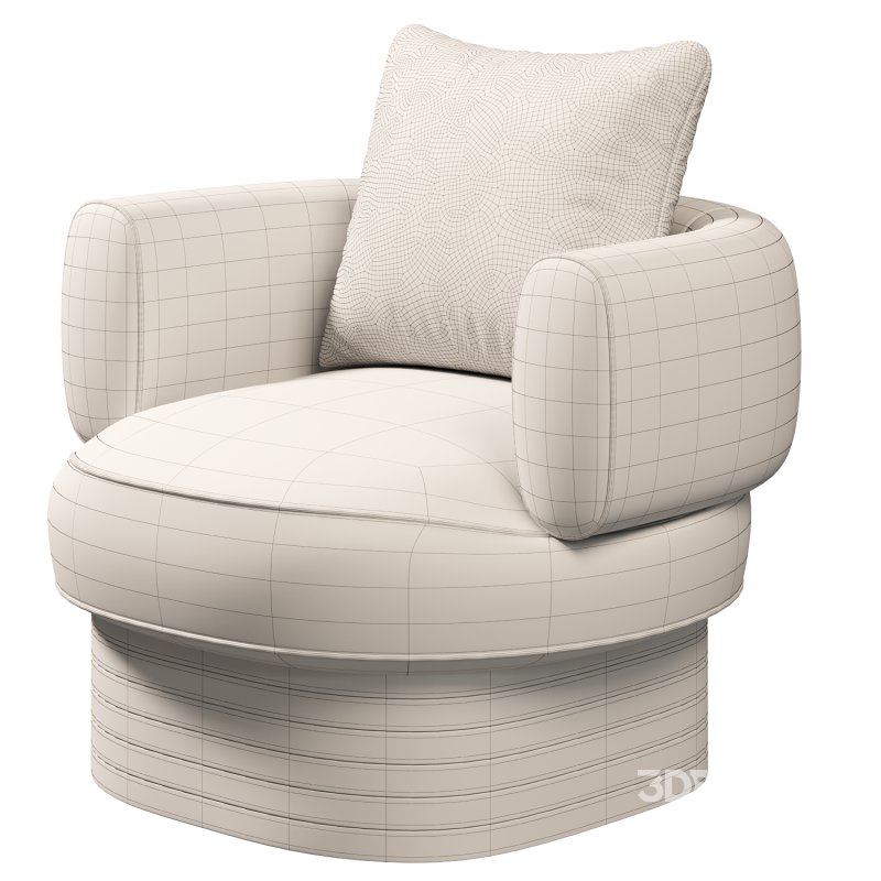 Mallow Armchair – Sage Green Velvet Image 3