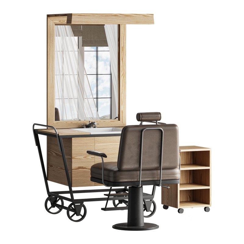 Barbershop Interior Design and Fit Image 2