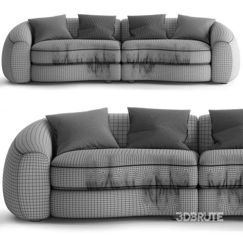Fable Performance Fabric 3 Seater Sofa Image 6