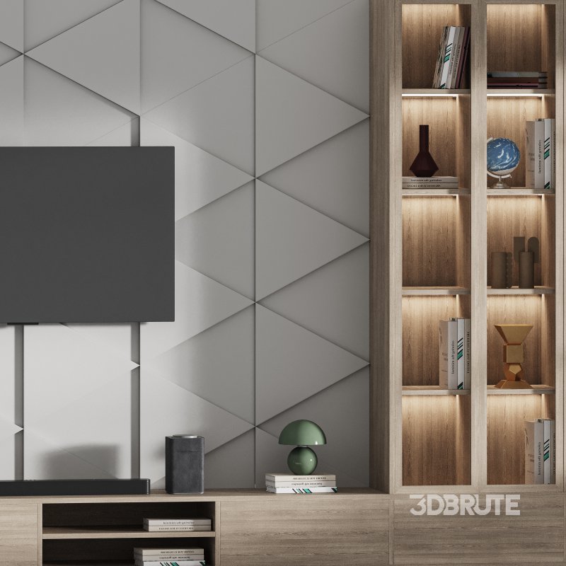 Modern TV Wall 026 Image 5