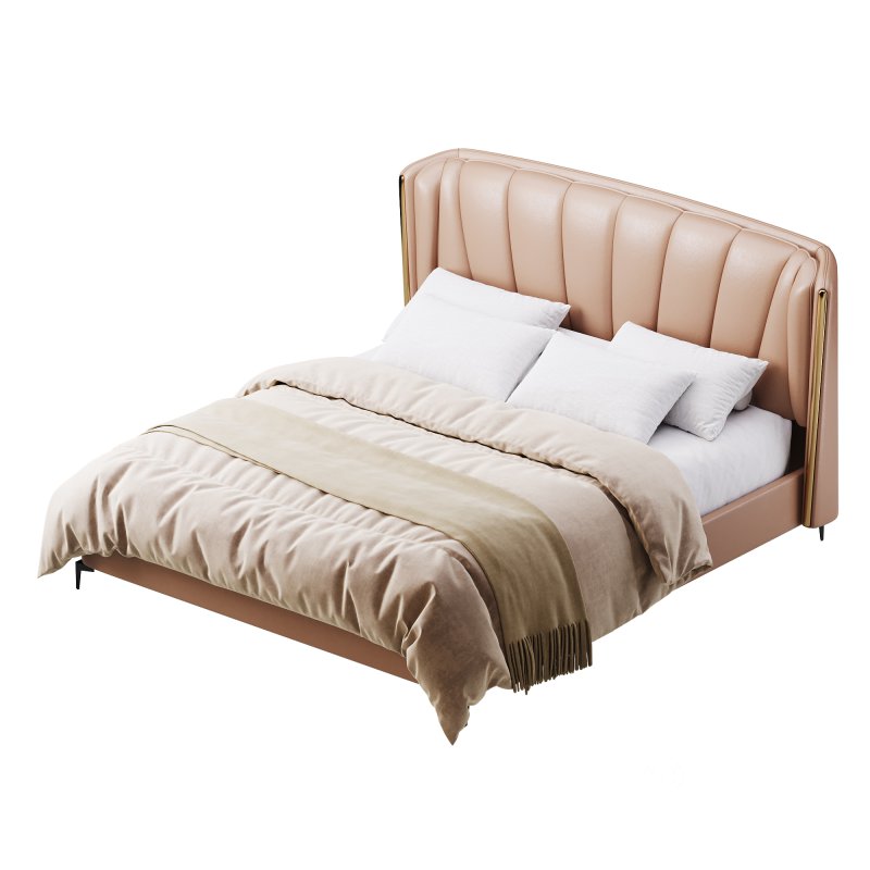 Wingback Headboard Bed Image 9