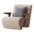 Modern Upholstered Lounge Chair - Thumbnail 11