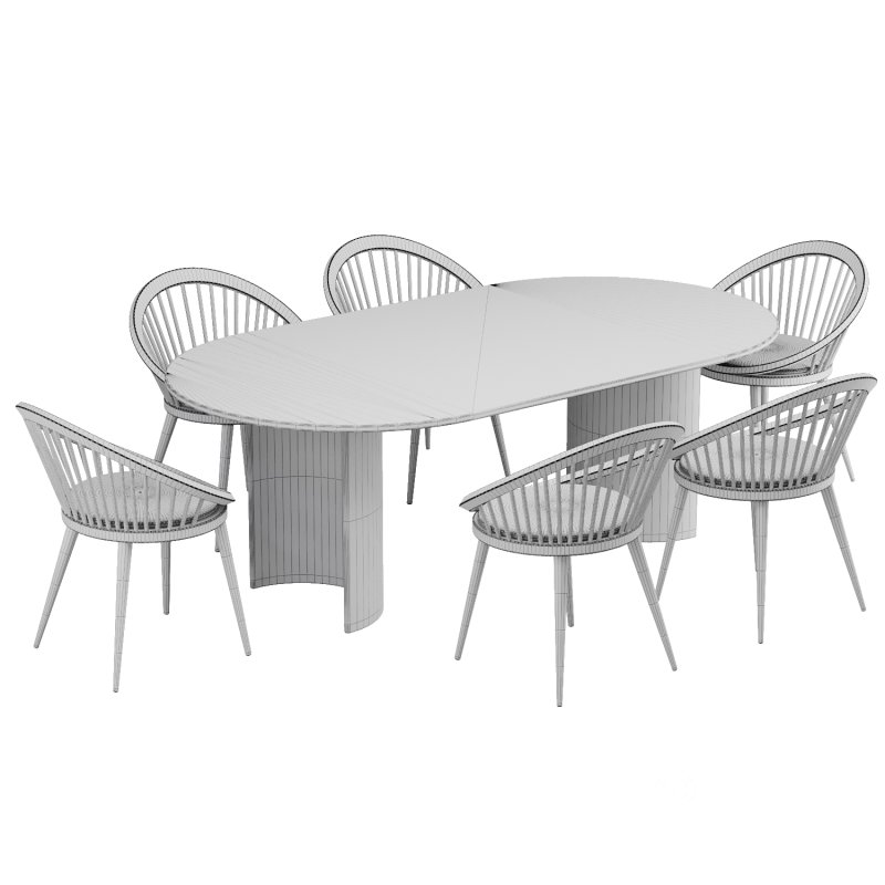 Dinning chair and table258 Image 4