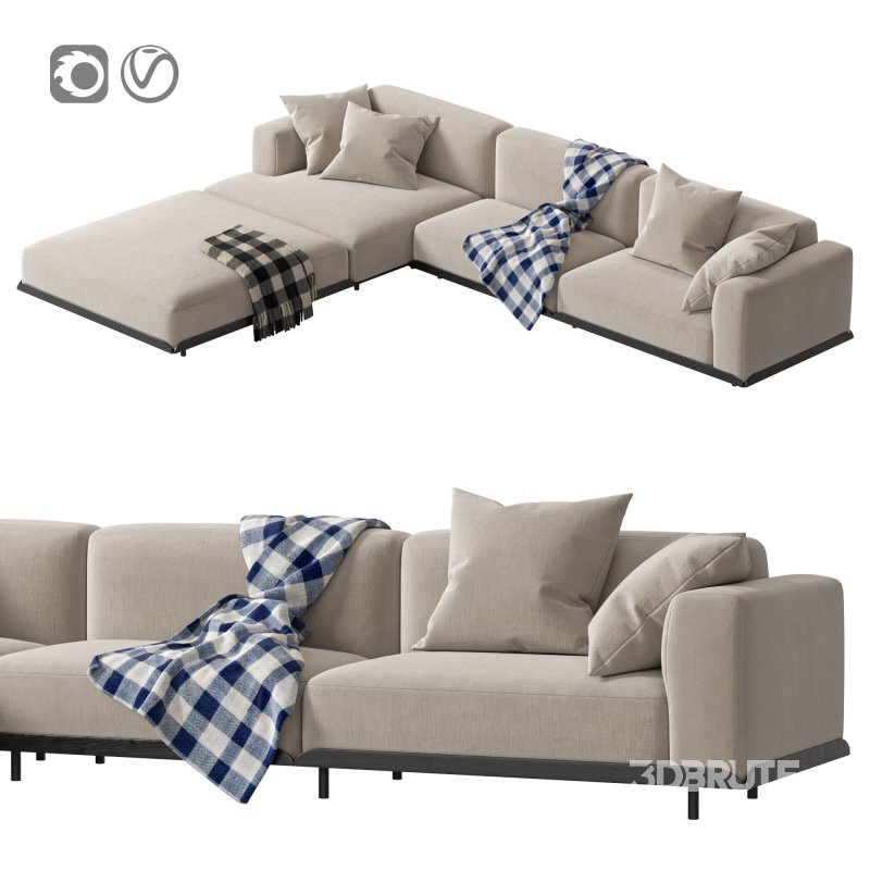 Arflex Claudine L Sofa Image 4