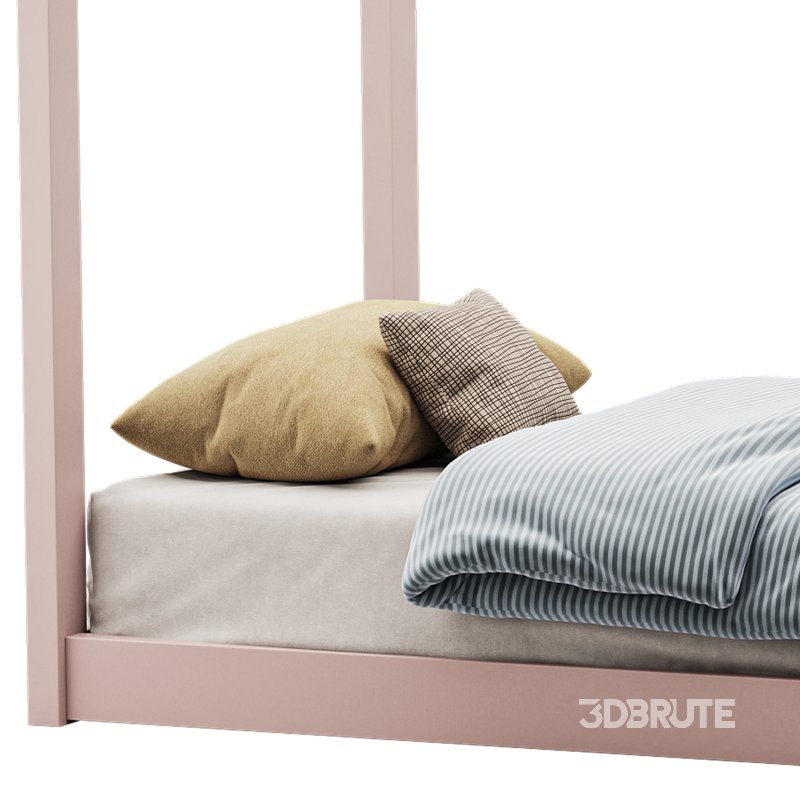 Tate House Canopy Twin Bed Image 13