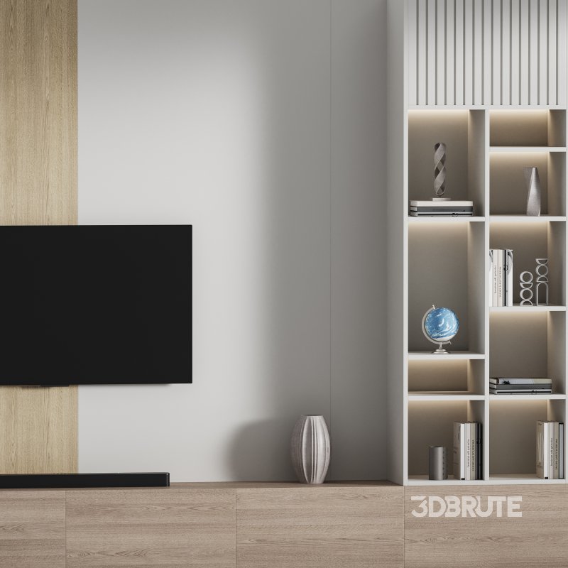 Modern TV Wall 013 Image 4