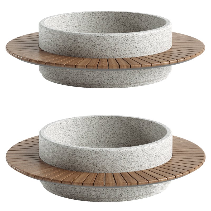 ROUND PLANTER BENCH 275 Image 1