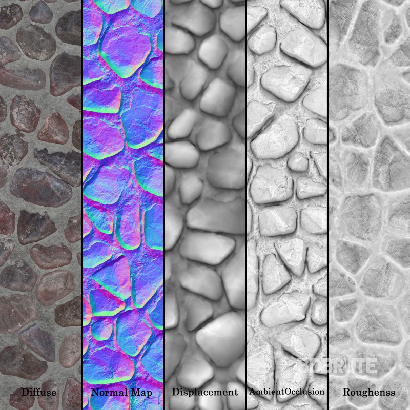 Stone Wall 01 (Seamless) Image 6