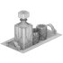 tray set with water carafe and glasses - Thumbnail 6
