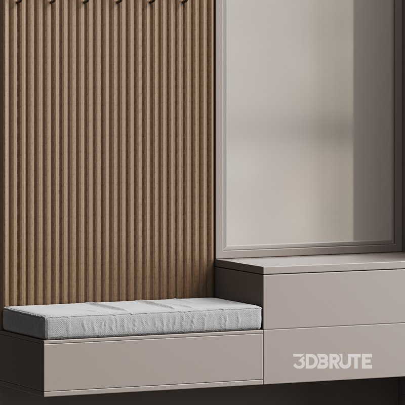 Hallway area with a minimalistic hanger 3 Image 7