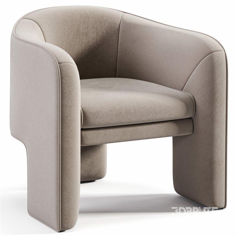 Esther Cream Boucle Armchair By Koalaliving Image 3