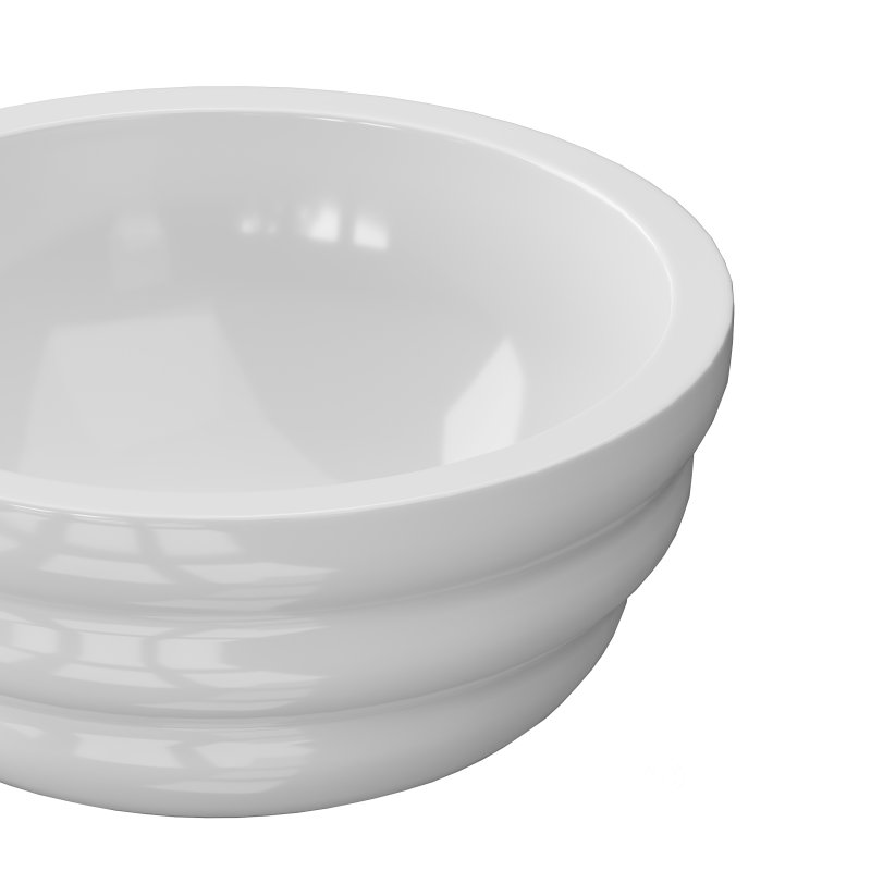 Ozone Round Above Counter Vessel Bathroom Sink Image 4