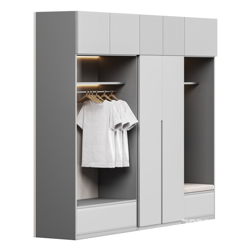 Hallway area with a minimalistic hanger Image 2