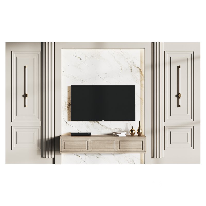 Modern TV Wall 07 Image 8