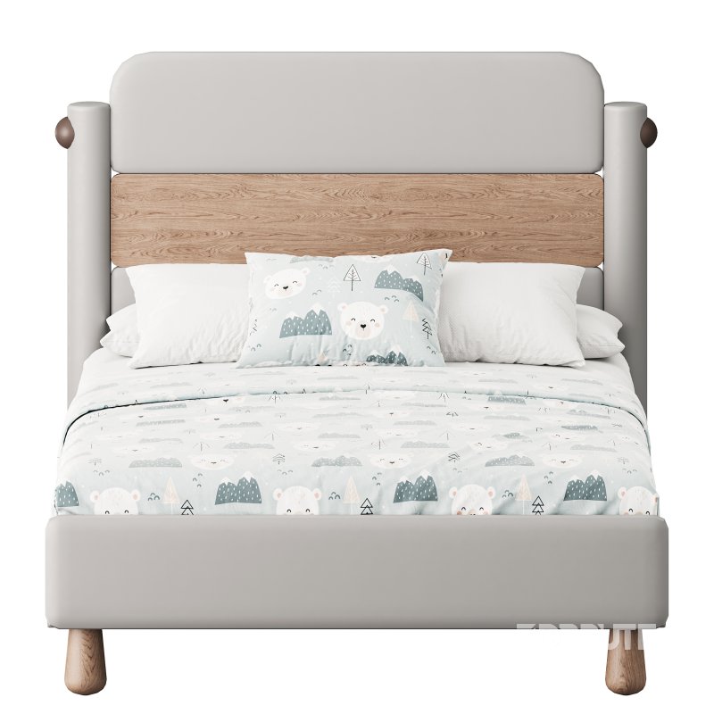 Desiree Childrens Bed White Natural Image 2