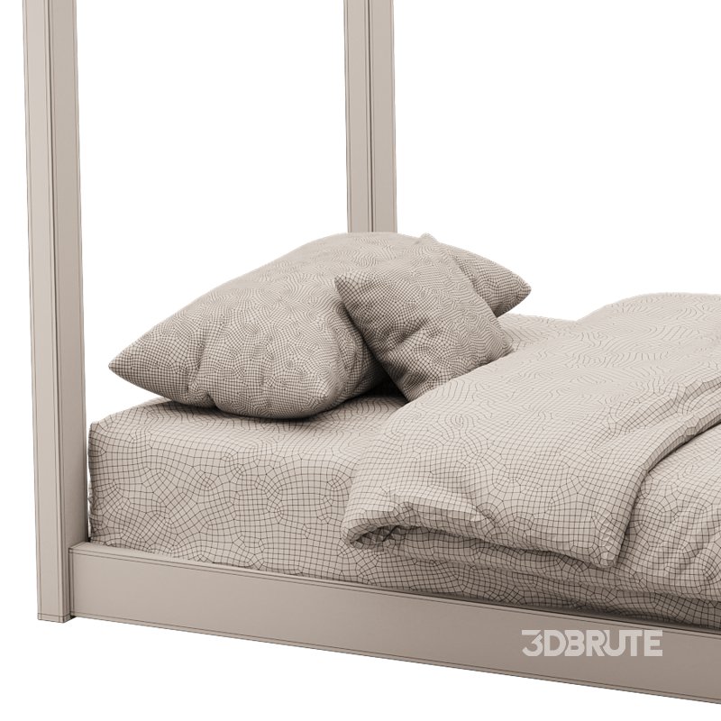 Tate House Canopy Twin Bed Image 15