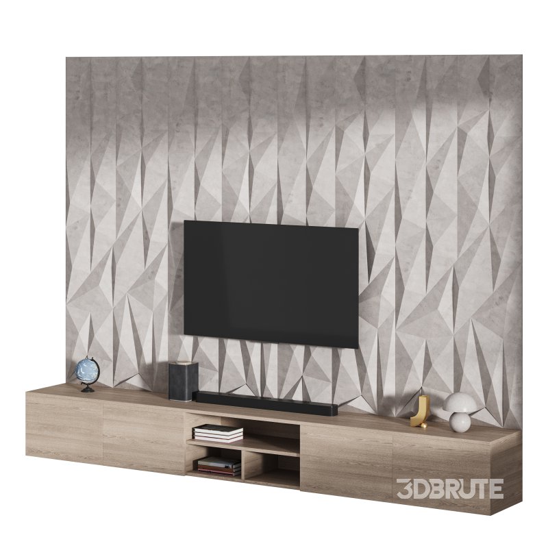 Modern TV Wall 021 Image 5