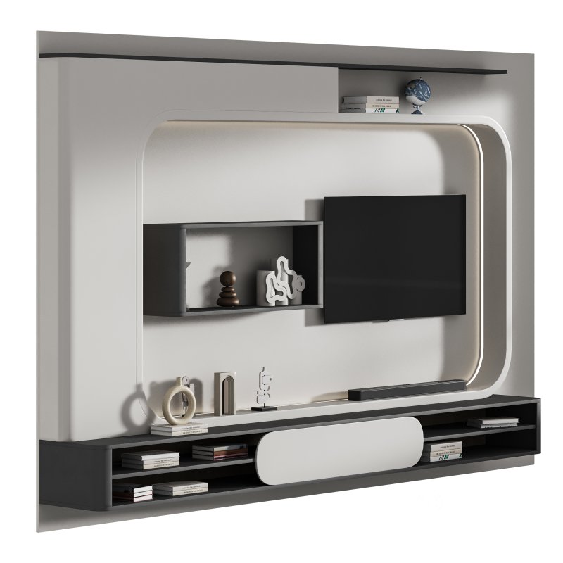 Modern TV Wall 023 Image 6