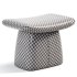 Modern Microfiber Leather Fabric Makeup Stool - Thumbnail 1